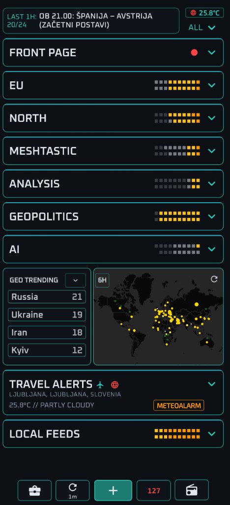 Geonetiq app screen